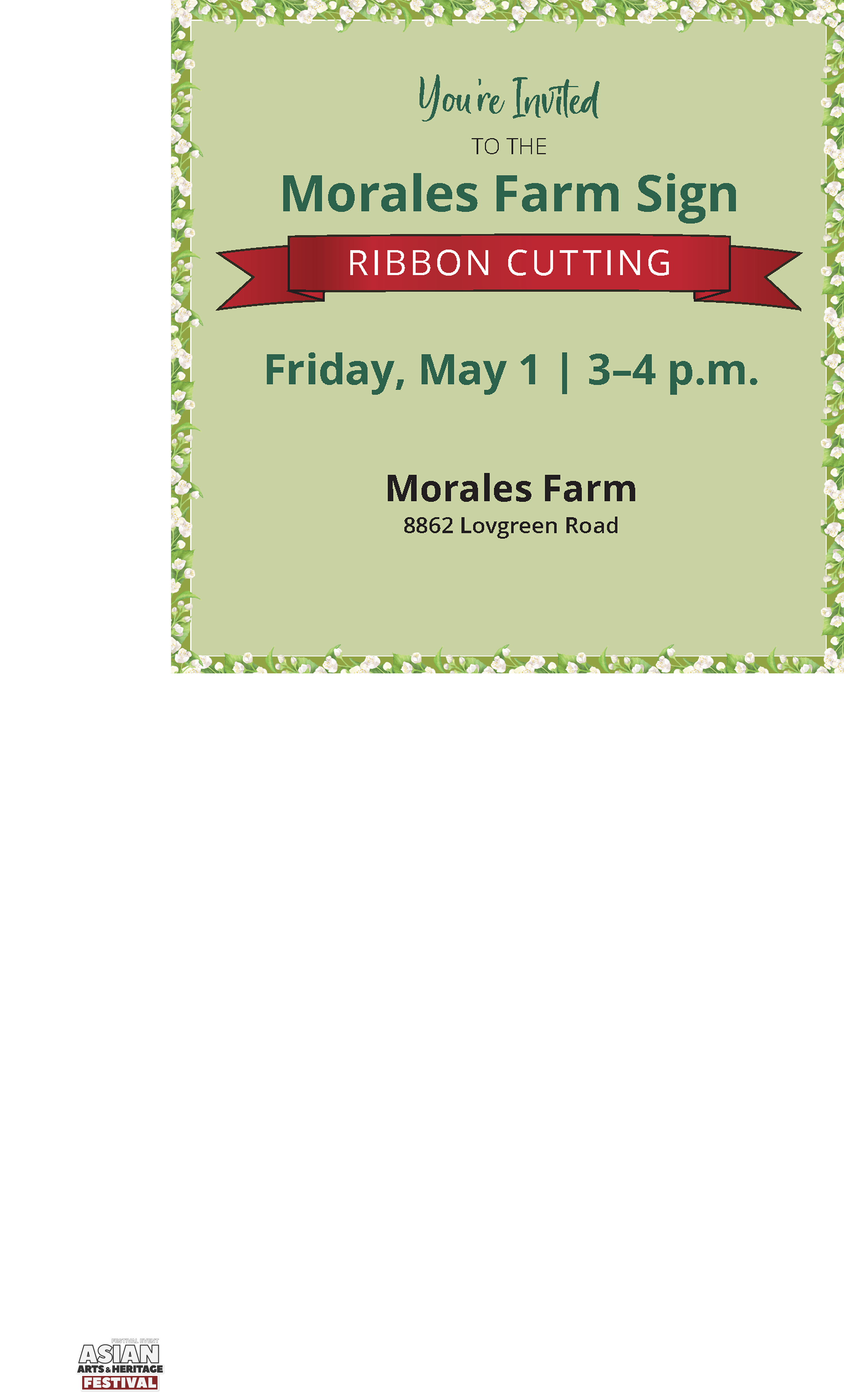 Morales Farm Sign Ribbon Cutting featured image